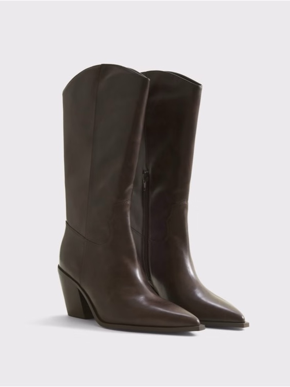 A&F Western Vegan Leather Boots